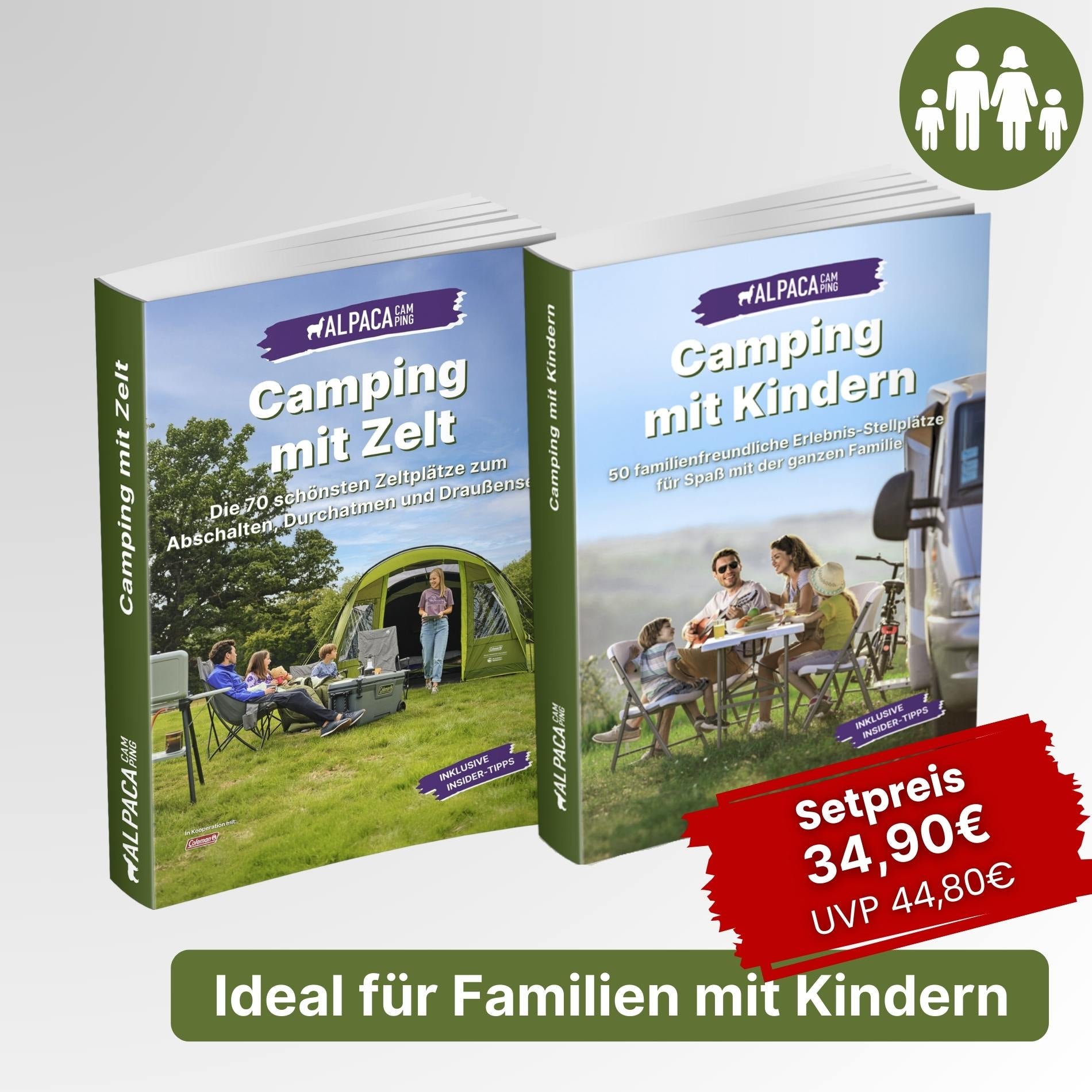 Zelt Reiseführer + Kinder – AlpacaCamping
