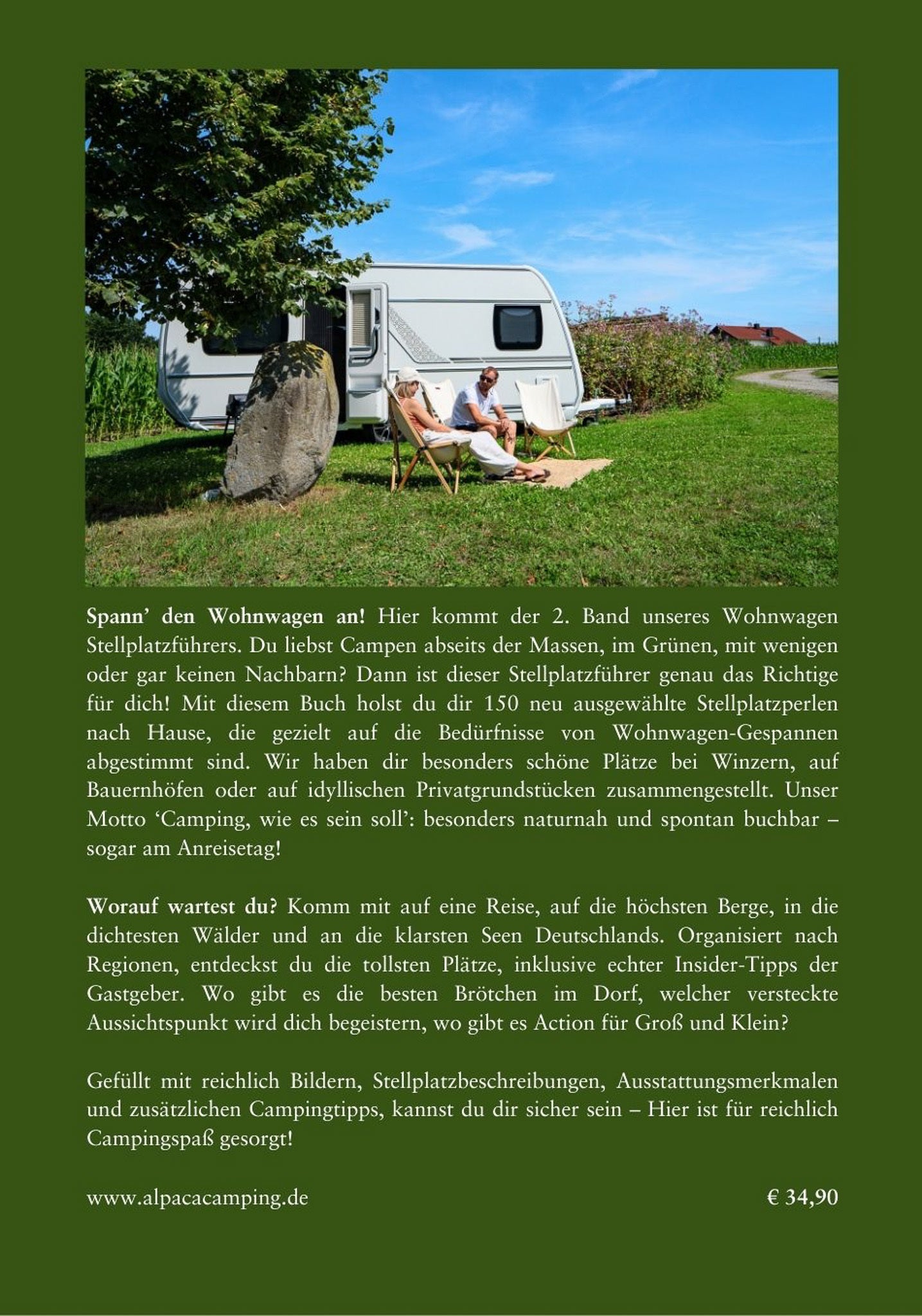 Wohnwagen Camping Geheimtipps 2025 + 3 wählbare Add-on's