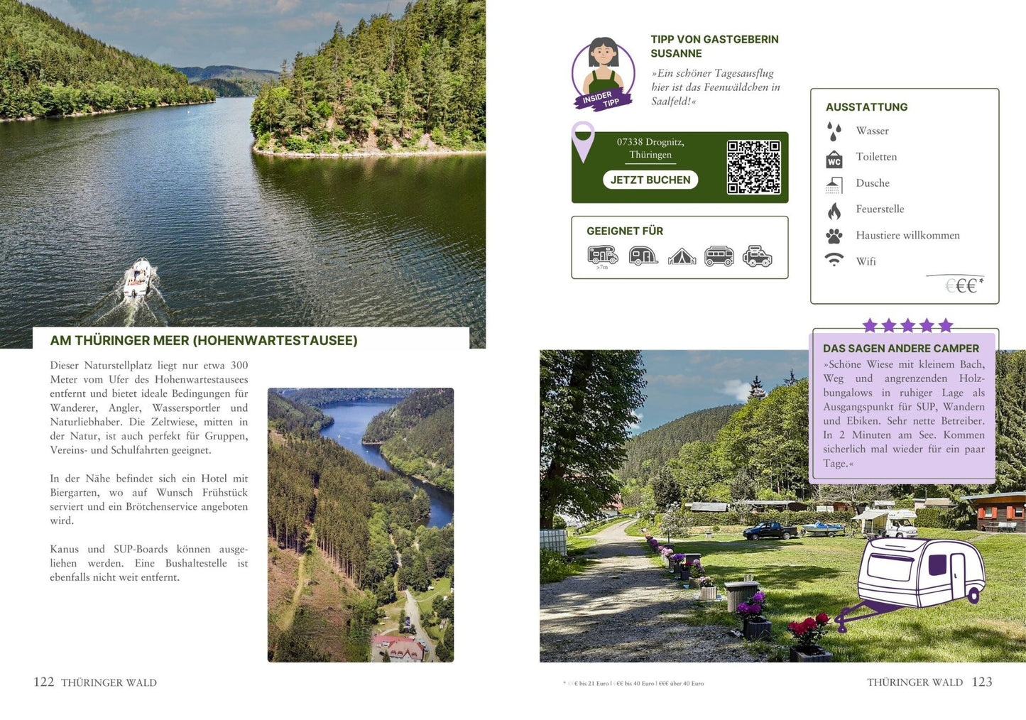 Wohnwagen Camping Geheimtipps 2025 + 3 wählbare Add-on's