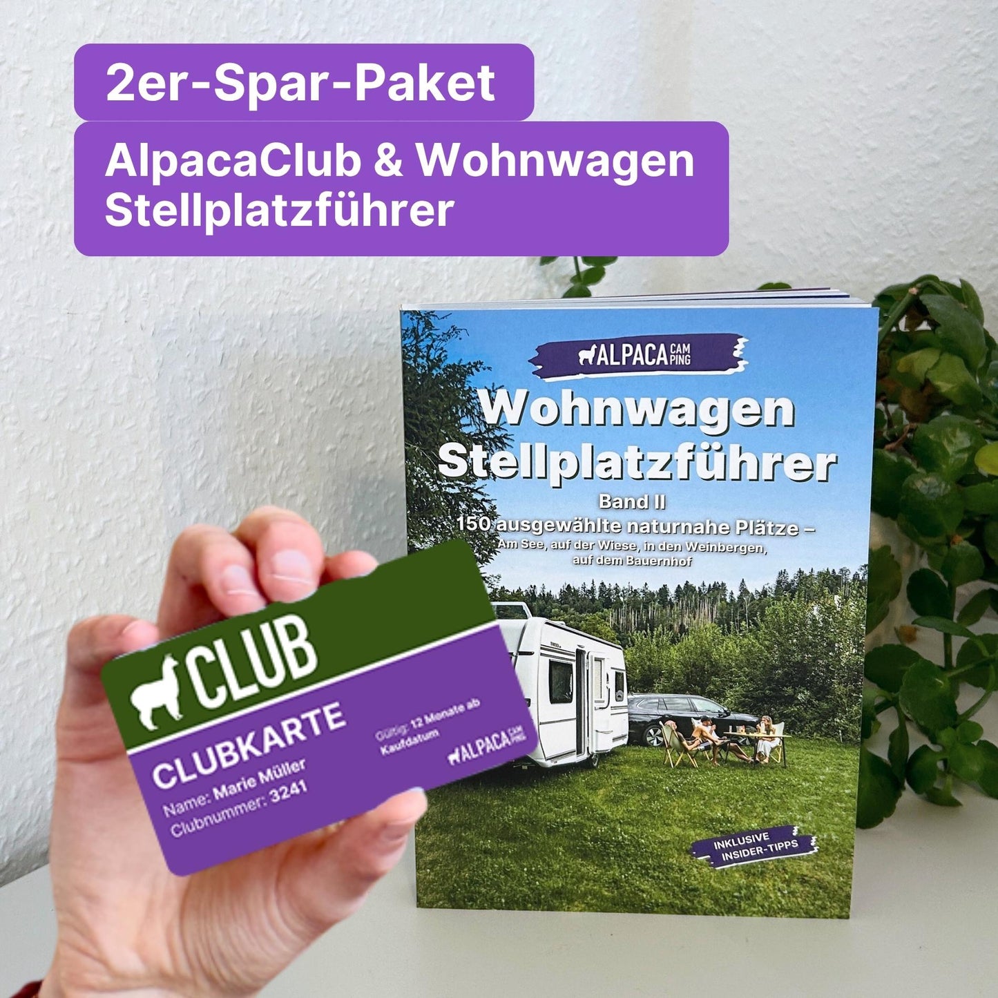 Wohnwagen Geheimtipps + AlpacaClub Mitgliedschaft (1 Jahr)
