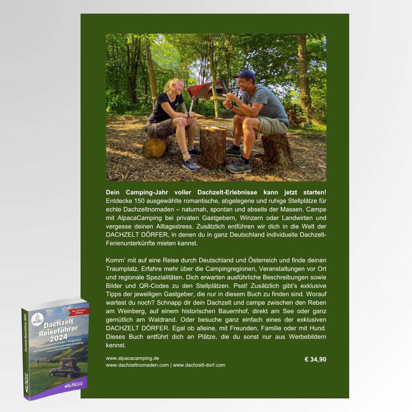 Dachzelt Reiseführer + Hund
