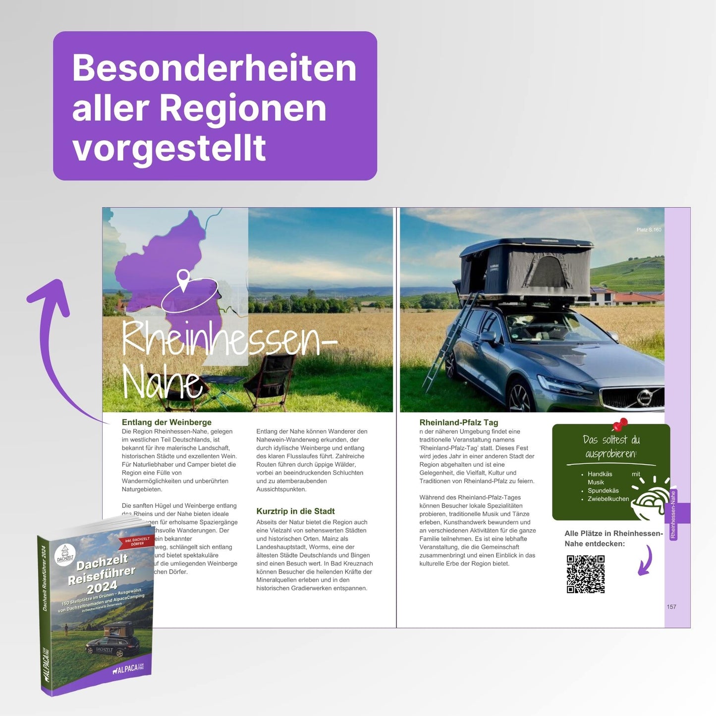 Dachzelt Reiseführer + AlpacaClub Mitgliedschaft (1 Jahr)