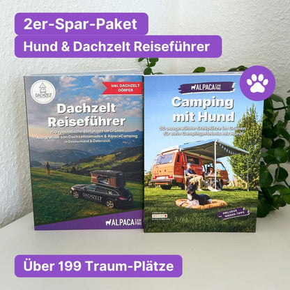 Dachzelt Reiseführer + Hund