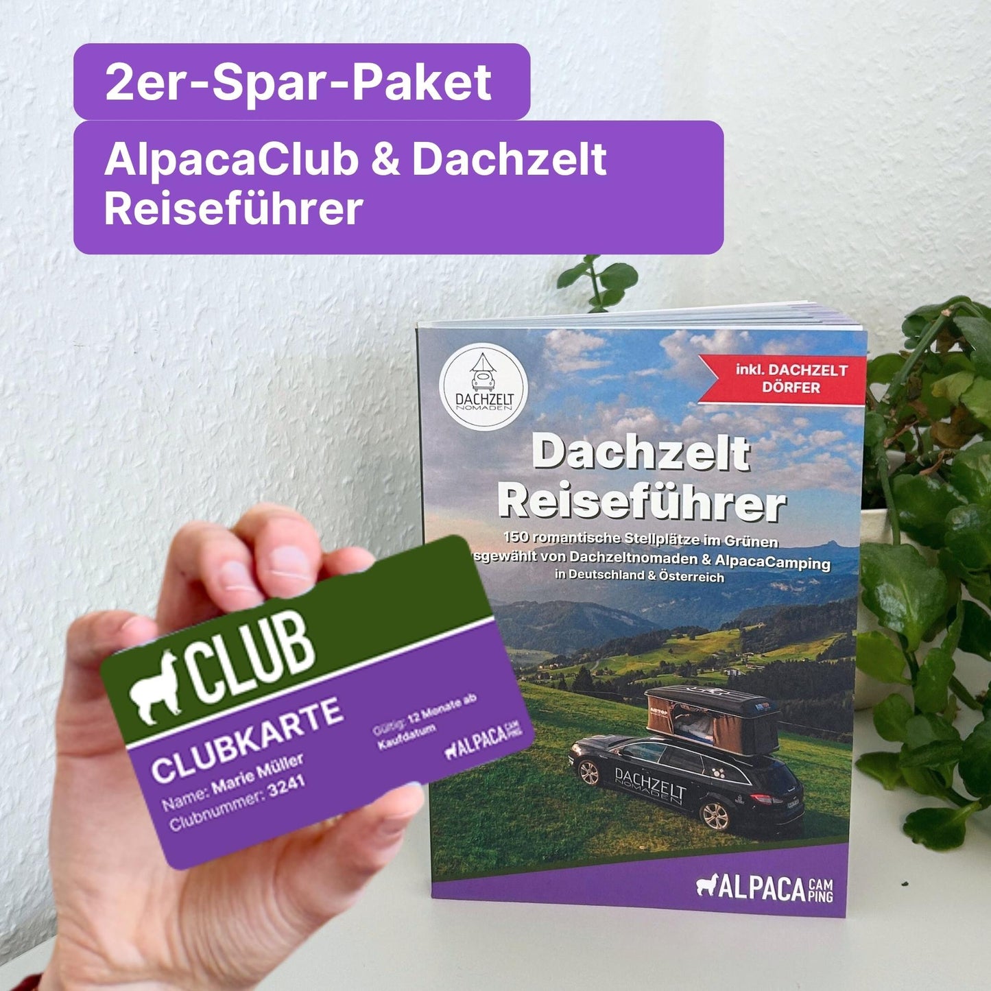 Dachzelt Reiseführer + AlpacaClub Mitgliedschaft (1 Jahr)