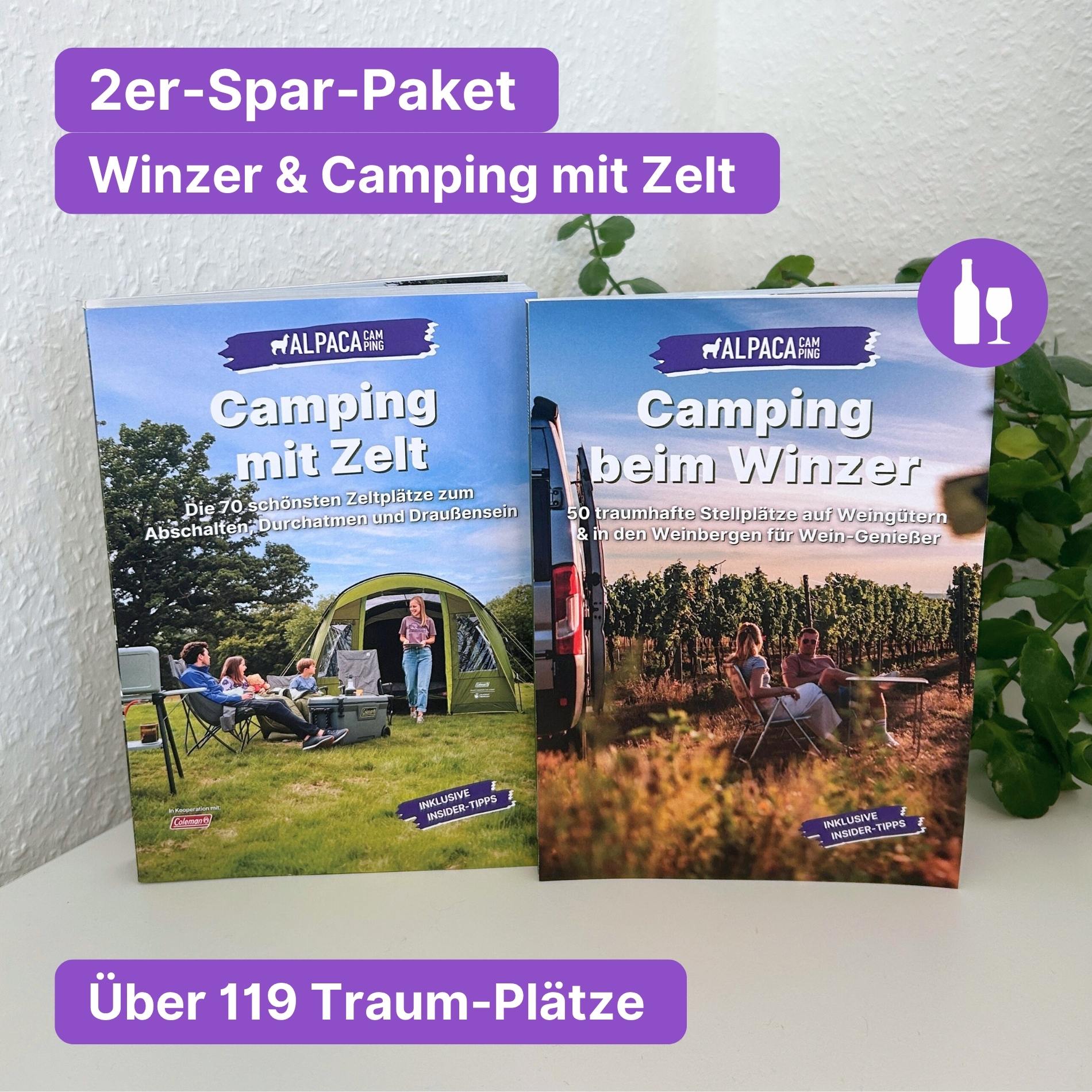 camping winzer Zelt Reiseführer + Winzer – AlpacaCamping