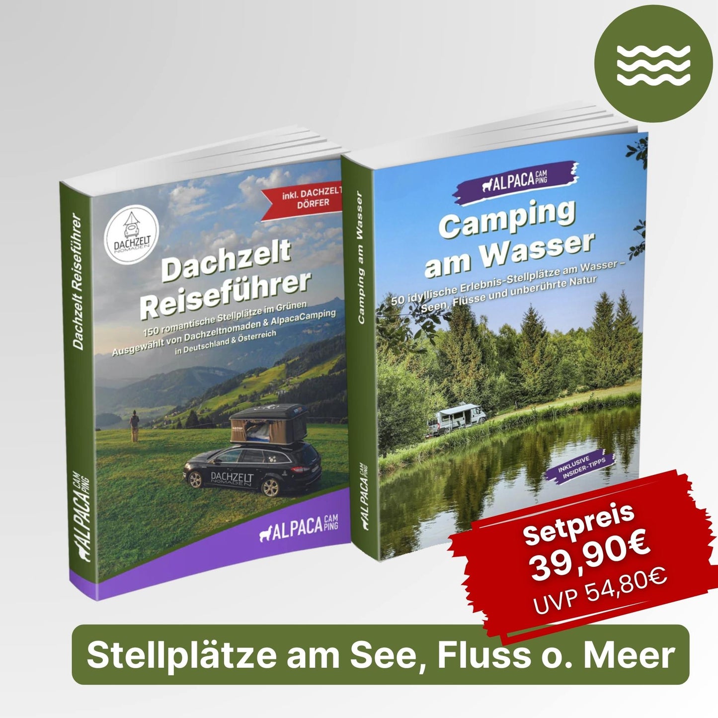 Dachzelt Reiseführer + Wasser