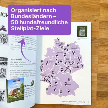 Dachzelt Reiseführer + Hund