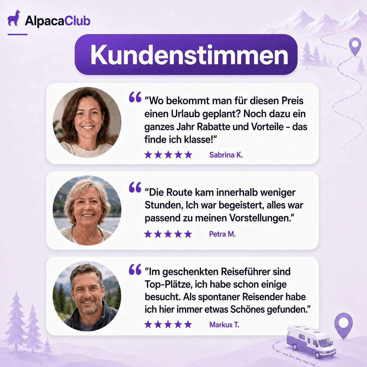 AlpacaClub Mitgliedschaft (1 Jahr) + Deine Route