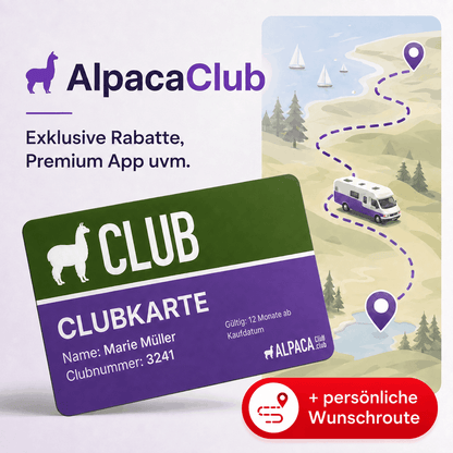 AlpacaClub Mitgliedschaft (1 Jahr) + Deine Route