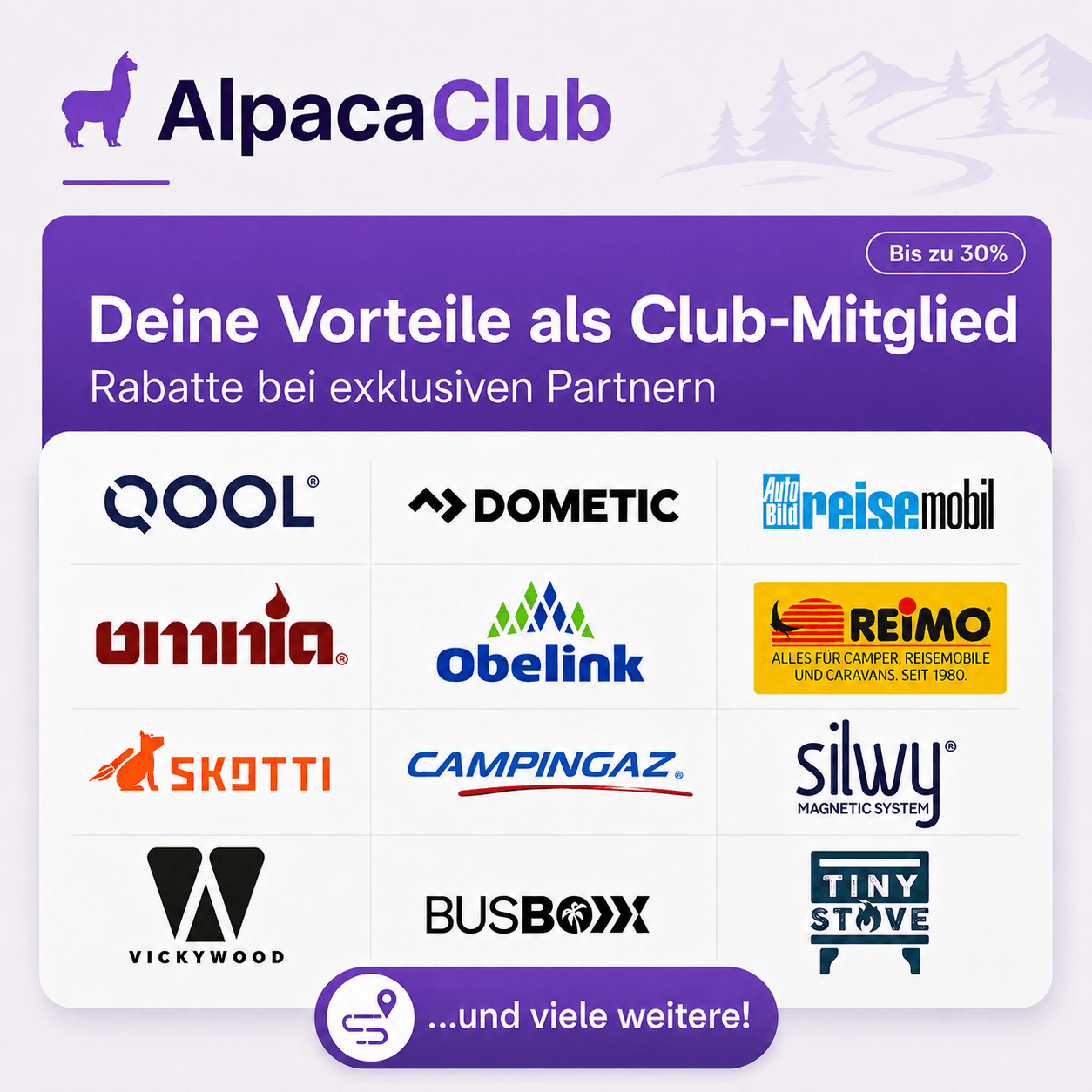 AlpacaClub Mitgliedschaft (1 Jahr) + Deine Route