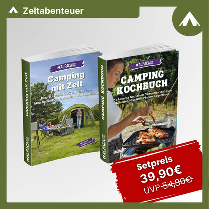 Zelt Reiseführer + Kochbuch