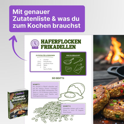 Zelt Reiseführer + Kochbuch