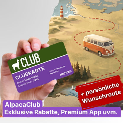 Deine Route + AlpacaClub Mitgliedschaft (1 Jahr)
