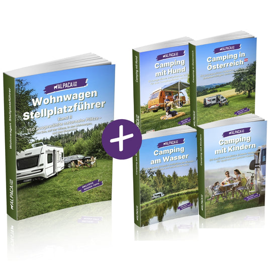 Ultimate Bundle - Wohnwagen Camping Geheimtipps 2025 + Österreich + Kinder + Wasser + Hund