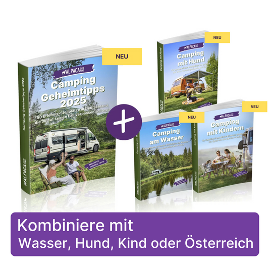 Wohnmobil Camping Geheimtipps 2025 + 3 wählbare Add-on's