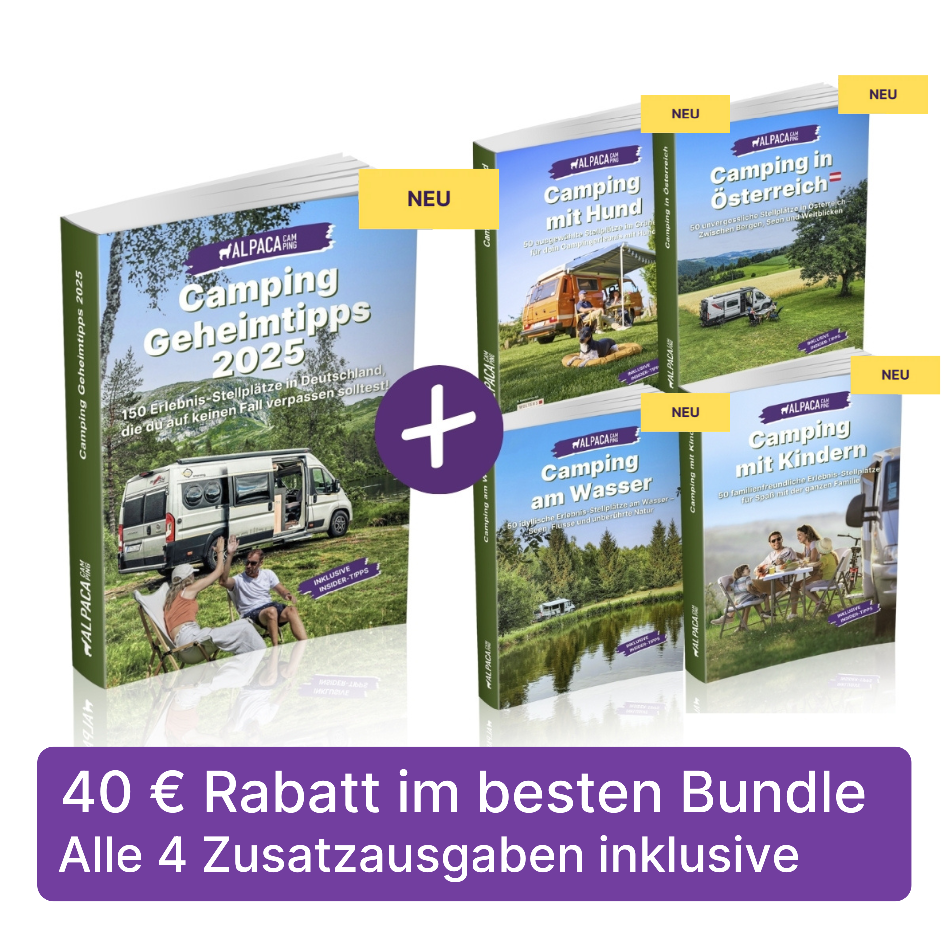camping mit hund und kind Ultimate Bundle: Wohnmobil Camping Geheimtipps 2025 + Österreich + Kin –  AlpacaCamping